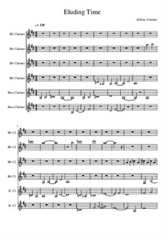 Eluding Time (arranged for clarinets)